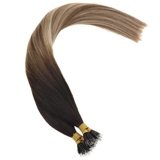 ombre nano hair extensions human hair extensions supplier