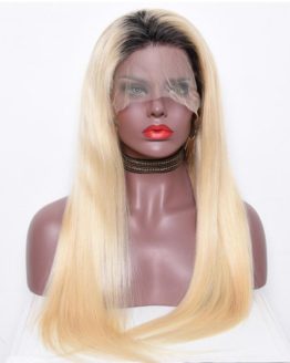 1b/613 Bleach Blonde Lace Front Wigs