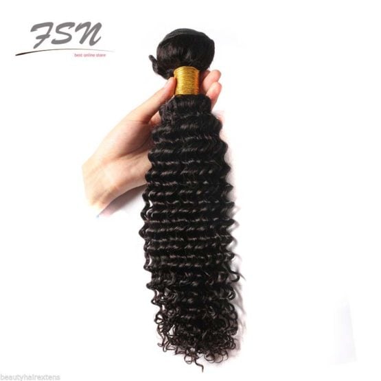 Deep Wave unprocessed Hair weaving - Virgin Human hair