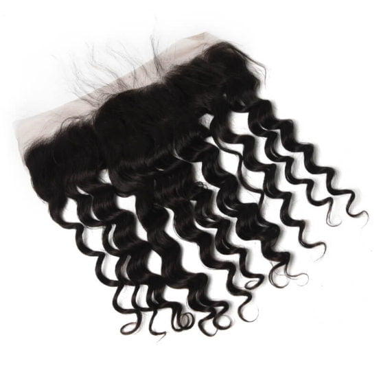 Brazilian hair Loose Curly Lace Frontal