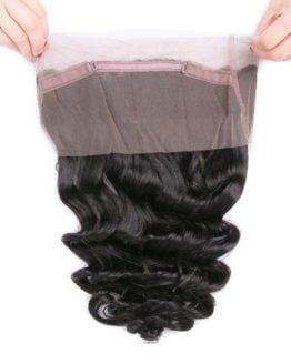 Brazilian Virgin Hair Loose Wave 360 Frontal