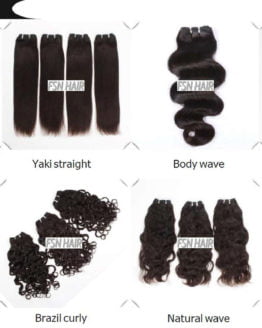Virgin Brazilian Hair Bundles-CURL & WAVE