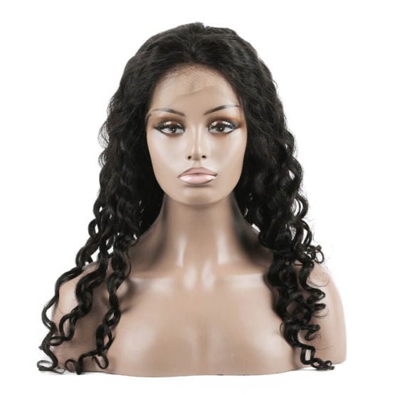 Virgin Brazilian Hair Water Wave Full Lace Wigs